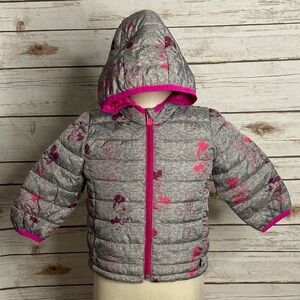 Disney x baby GAP ColdControl hooded puffer jacket Size 18-24M